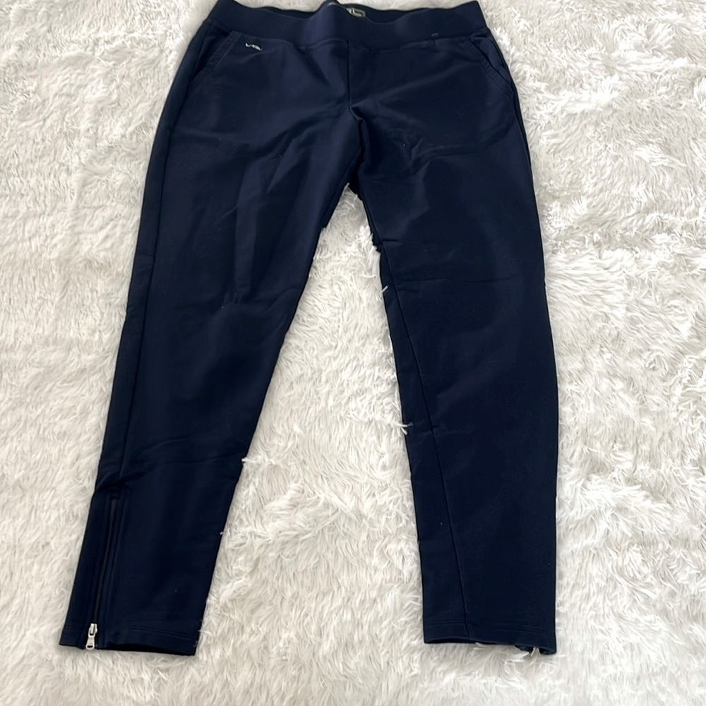 LRL navy stretch comfort pants Medium